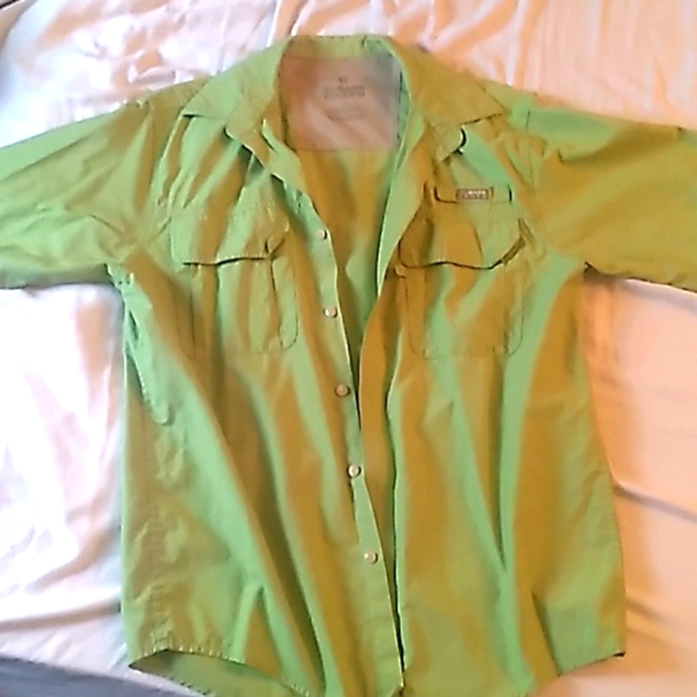 Size Medium Green button down